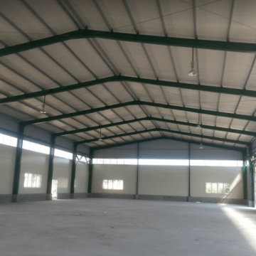 Nhà xưởng thép tiền chế làm nhỏ 400m2