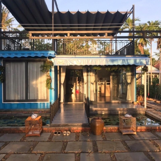 Mẫu nhà container đẹp, thoáng mát với tấm xi măng DURAflex 2X lót sàn