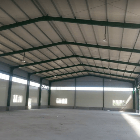 Nhà xưởng thép tiền chế làm nhỏ 400m2